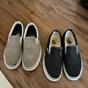2 pairs of vans